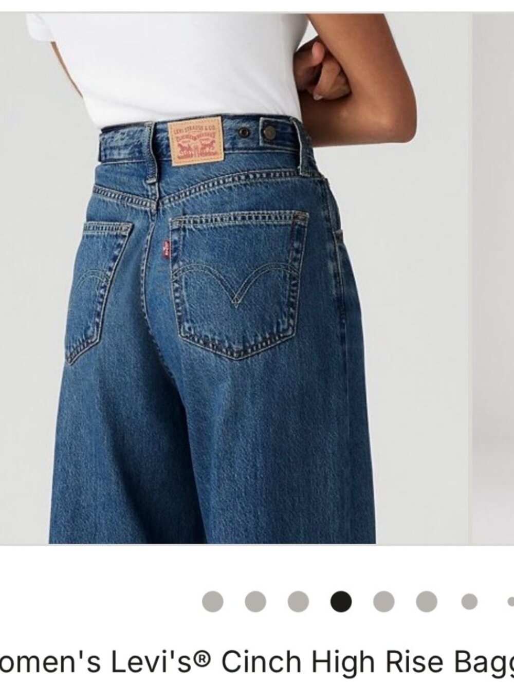 Levi's Faded Blue Wide-Leg jeans - Picture 8 of 8
